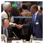 photo alpha conde et Christine lagarde