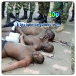 Photo des soldats gambien exécuté