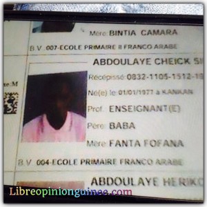 constat de fraude à Kankan. photo libre opinion Guinée