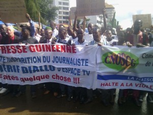 Manifestations des journalistes