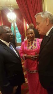 Sidya Touré, Makalé Camara et jean Mark Ayrault Élysée