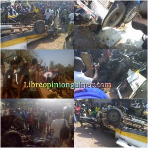 Accident de circulation à Dubreka Guinée
