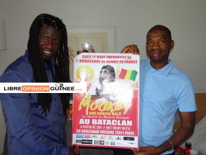 L'artiste Mouckby et Macka Baldé