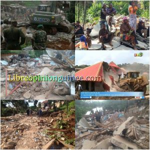 Démolition des maisons à Demoudoula