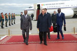 Alpha Conde en visite d'Etat à Moscou