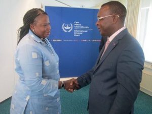 Sekouba Konaté et Fatou Ben Souda a la CPI