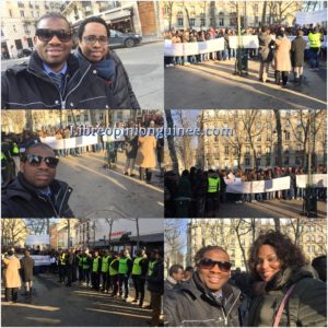 Manifestations des Guinéens de France contre le journaliste François Soudan de Jeune Afrique