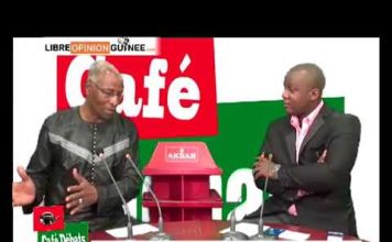 Bah Oury est l’invité de l’émission café débat sur Gangan TV Bah Oury dans café débat