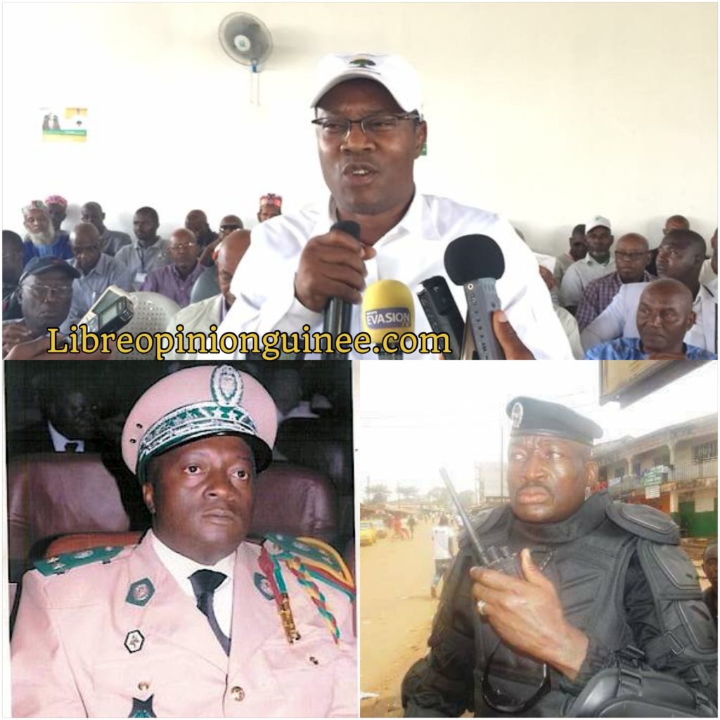 Ousmane Gaoual, général Ibrahima Balde et Ansoumane Camara Boffoé