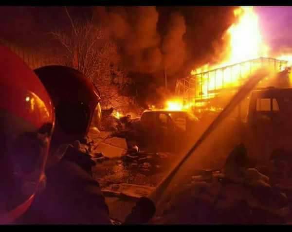Grave incendie au grand marché de Madina