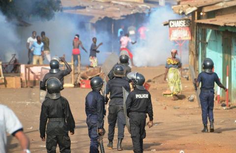 manif-conakry-guinee, police