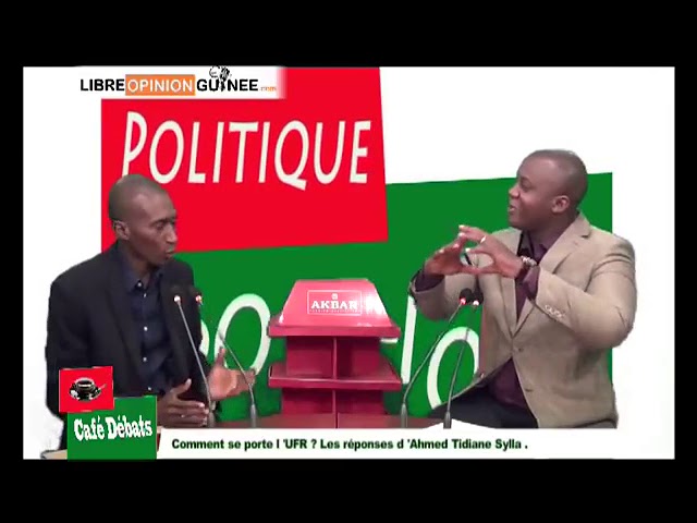 Ahmed Tidiane Sylla de l’UFR dans l’émission Café débat (vidéo)
