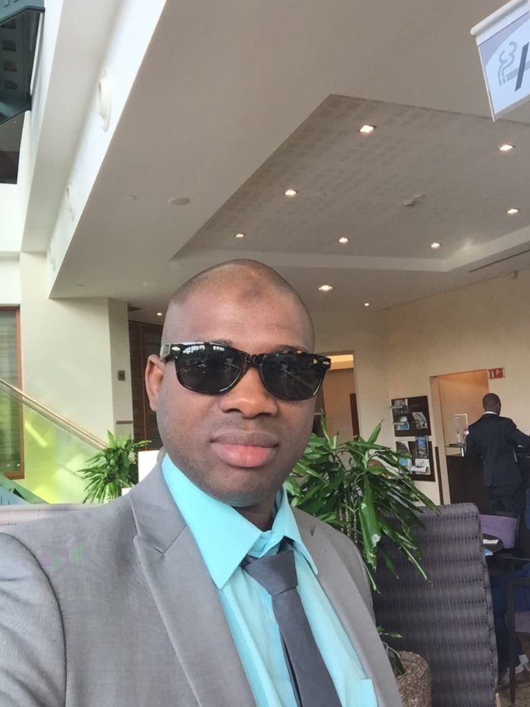 Macka Balde vice-président des NFD nouvelles forces démocratiques et administrateur général de libreopinionguinee.com, de la radio libre opinion RLO et de Boufad.com