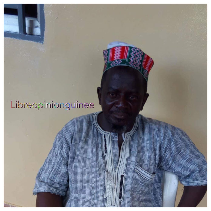 Elhadj Amadou Baïlo Diallo, président de la coordination Haali Poular et Fulbhe de Kankan. Credit photo libreopinionguinee Elhadj Amadou Baïlo Diallo, président de la coordination Haali Poular et Fulbhe de Kankan. Credit photo libreopinionguinee