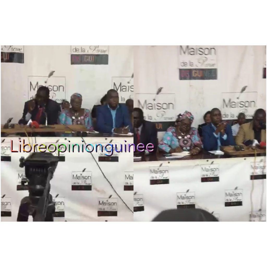 Les avocats de Dr Ousmane Kaba, du parti PADES, annoncent des plaintes contre libreopinionguinee.com et le Balai Citoyen : Voici l’intégralité de la conférence de presse (Vidéos) Les avocats de docteur Ousmane KABA annoncent deux plantes contre libreopinionguinee et le balai citoyen