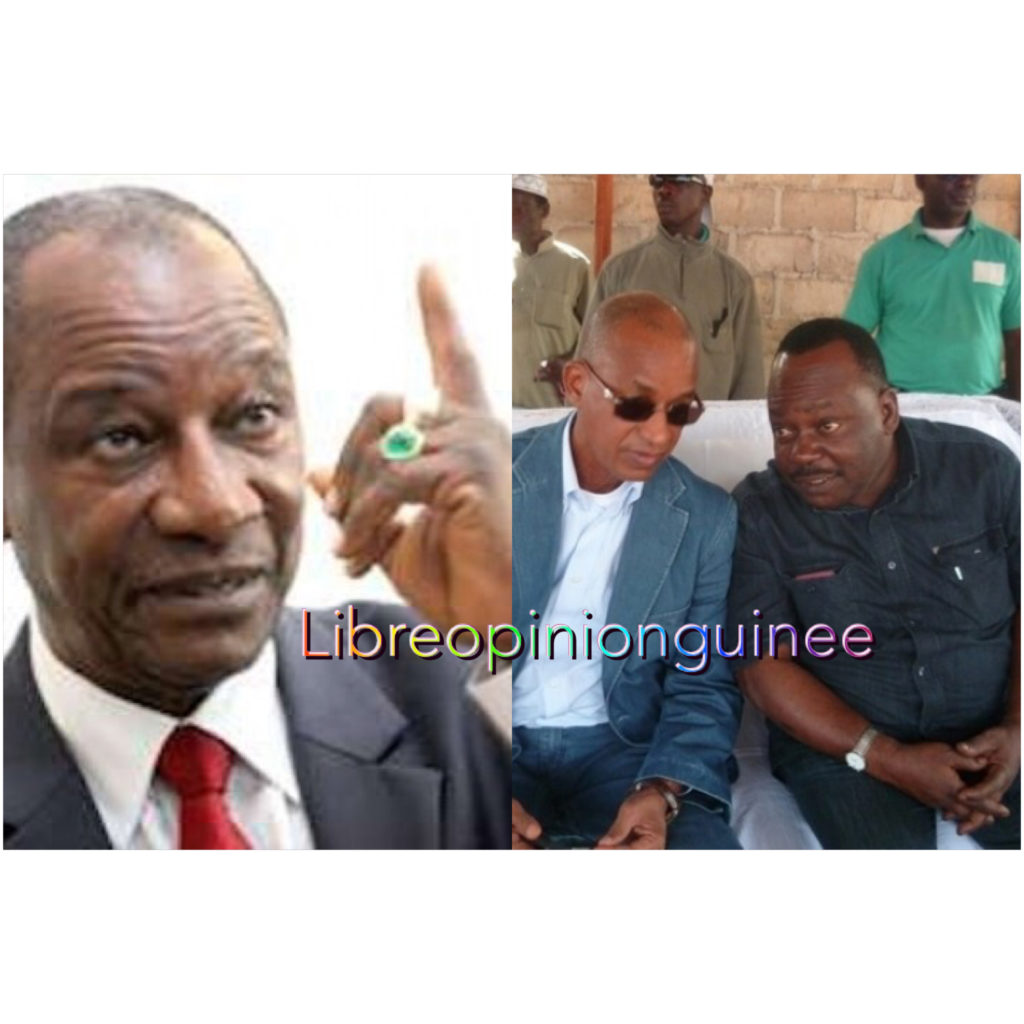 Alpha conde, jean Marc teliano et Cellou Dalein Diallo