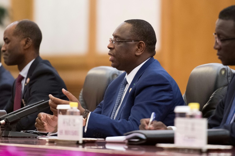 Le président sénégalais Macky Sall en chine