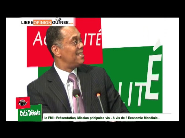 Le représentant du FMI en Guinée, dans l’émission Café débat (vidéo)