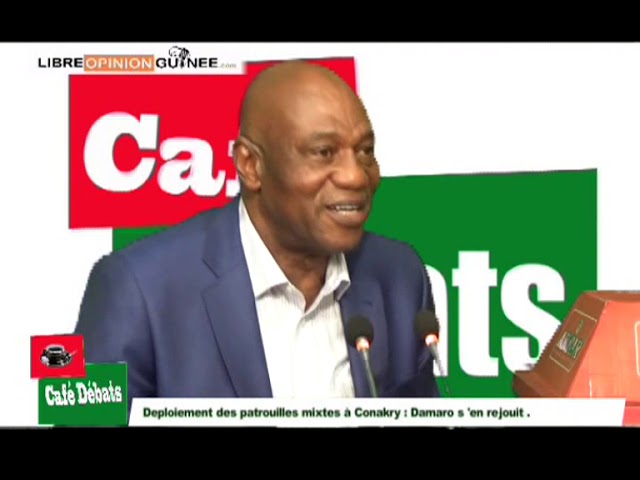 Amadou Damaro Camara du RPG dans café débat