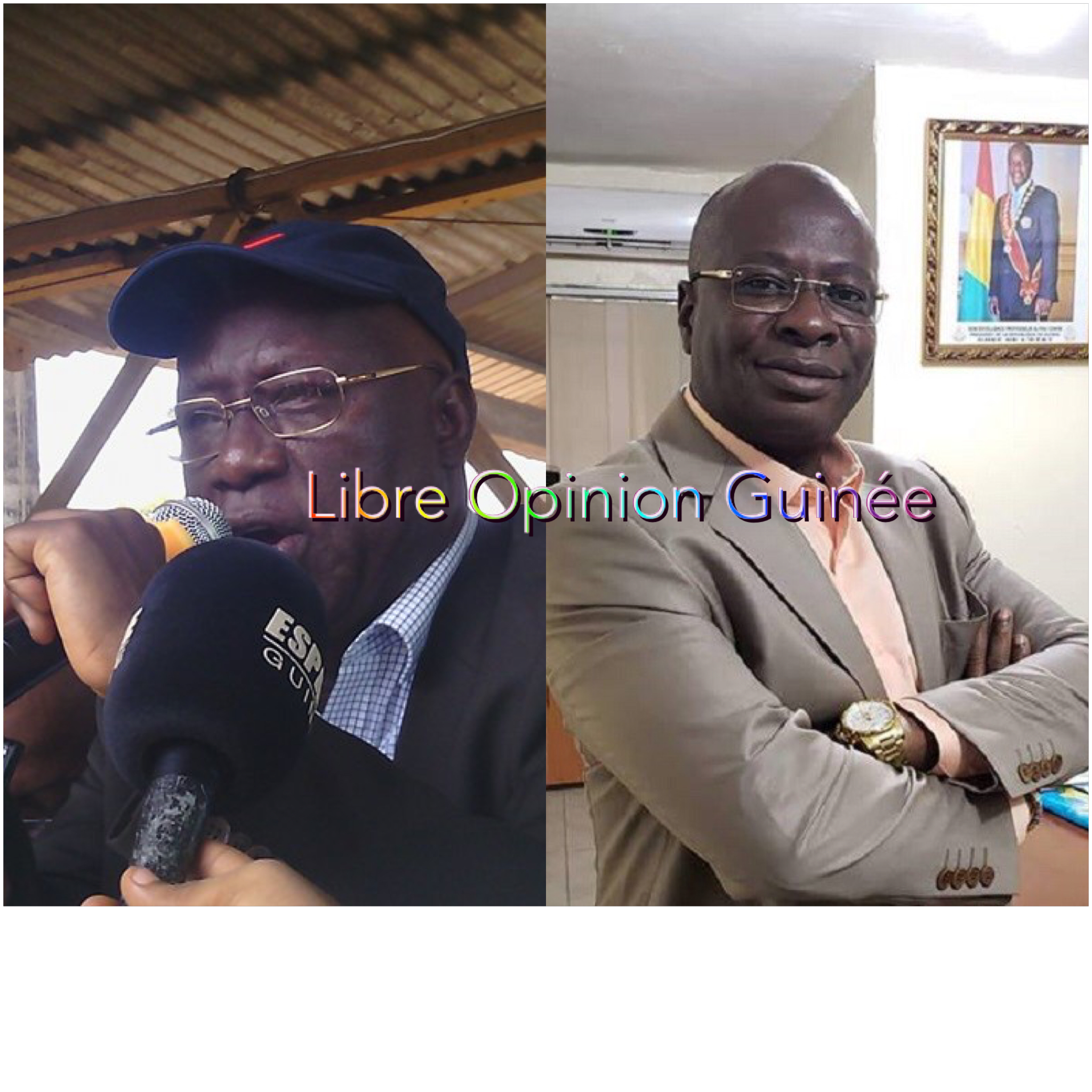Kalémodou Yansané et Mamadouba Tos Camara mairie de matoto