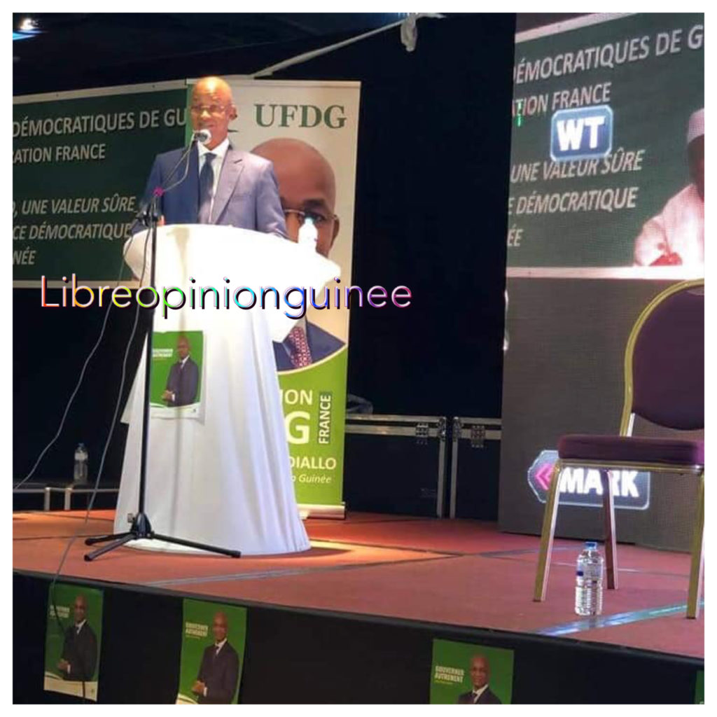 En meeting à Paris, Cellou Dalein exclut le possible retour de Bah Oury au sein de l’UFDG : « lorsqu’il a rencontré Alpha Condé à Paris, vous savez ce qu’il a fait… » Meeting de Cellou Dalein Diallo à Paris le 27 janvier 2019