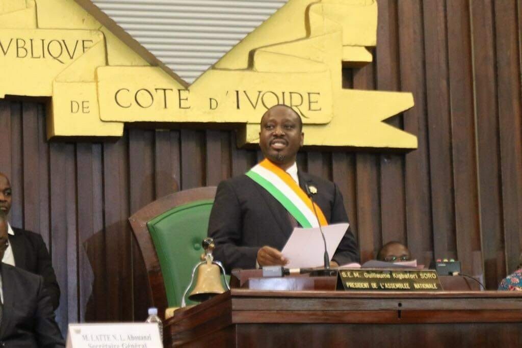 Le discours de démission de Soro Guillaume Kigbafori devant le parlement ivoirien