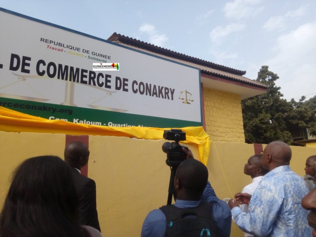 Guinée : Le président Alpha Condé inaugure le premier tribunal de commerce du pays