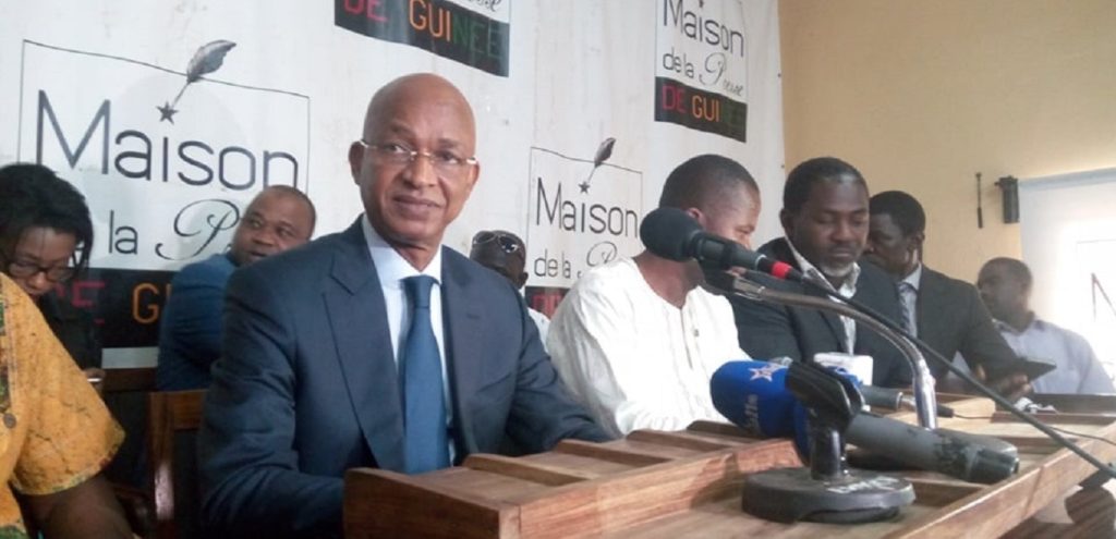 Cellou Dalein Diallo en conférence de Presse