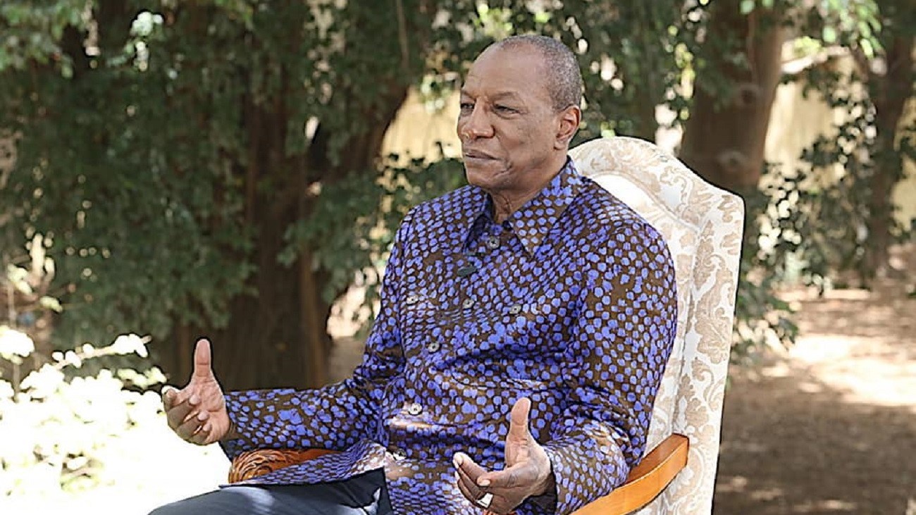Le président Guinéen Alpha Condé