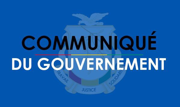 Communiqué du gouvernement Guinéen
