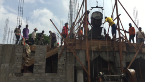Construction d’une mosquée dans le quartier de Nasroulaye
