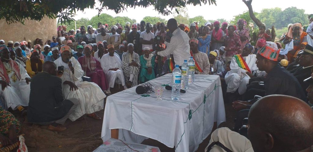 Le Ministre de la jeunesse mobilise les populations de Yembéring et de