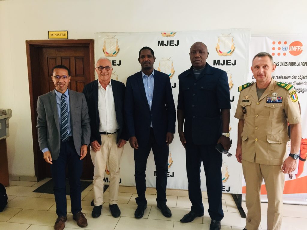 Audience du ministre de la jeunesse : une délégation de l’UE, de l’ASCAD et de l’AFD chez Mouctar Diallo !