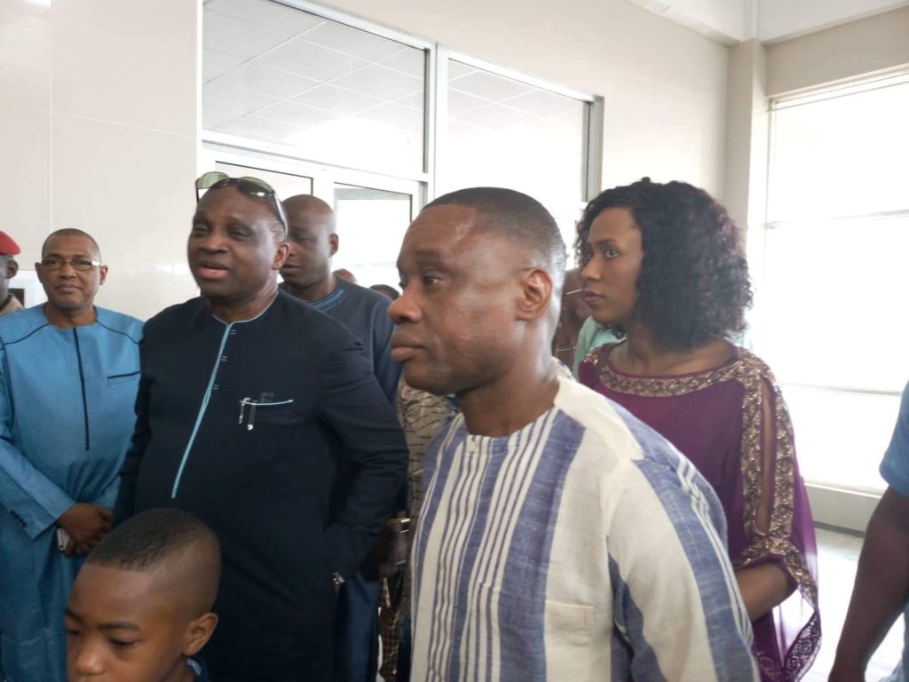 NONGO : La visite d’une délégation du département des sports au Stade de Nongo…