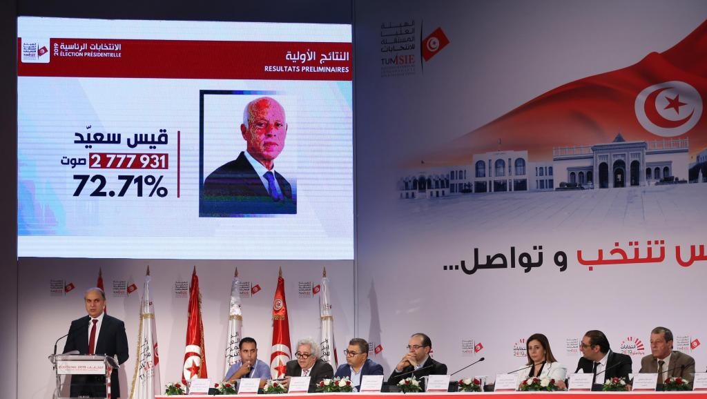Tunisie: Kaïs Saïed élu président avec 72,71 % des voix