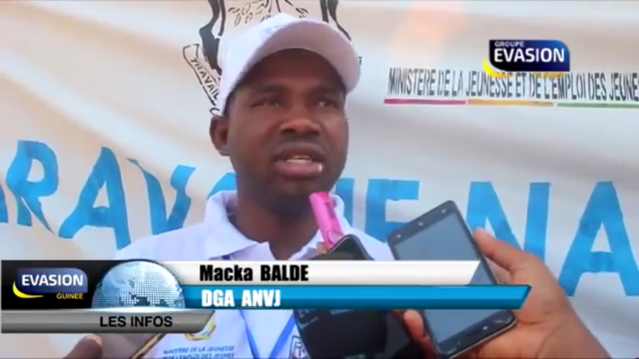 Macka Balde DGA de l’agence nationale de volontariat jeunesse ANVJ