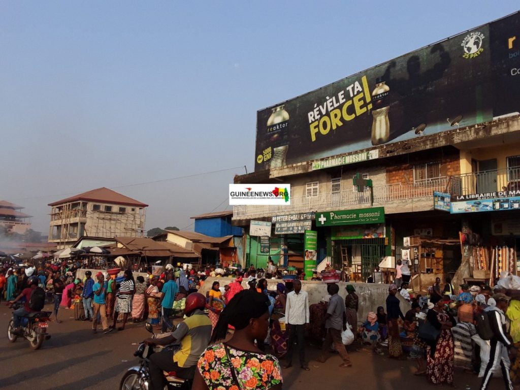 Manif du FNDC : l’affluence au grand marché de Matoto avec fluidité dans la circulation