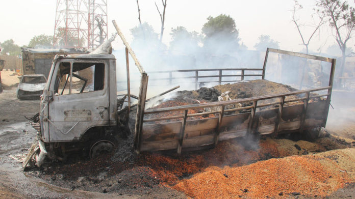Au moins 30 personnes ont été tuées et de nombreuses femmes et enfants ont été enlevés par des jihadistes, près de Maiduguri, dans le nord-ouest du Nigeria. © Audu Marte, AFP Au moins 30 personnes ont été tuées et de nombreuses femmes et enfants ont été enlevés par des jihadistes, près de Maiduguri, dans le nord-ouest du Nigeria. © Audu Marte, AFP