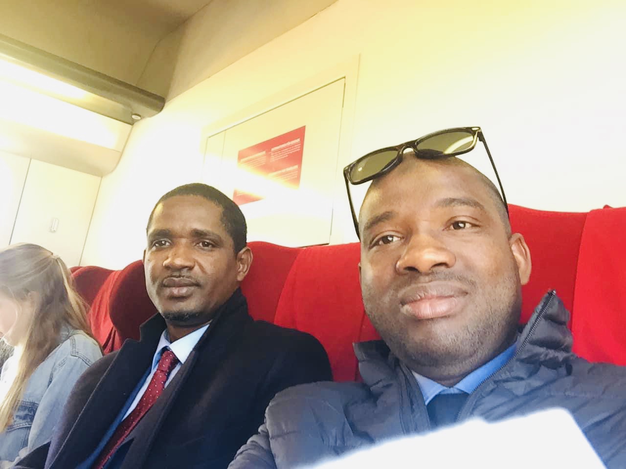 Mouctar Diallo ministre de la jeunesse et président des NFD et Macka Balde vice-président des NFD et DGA de l’ANVJ