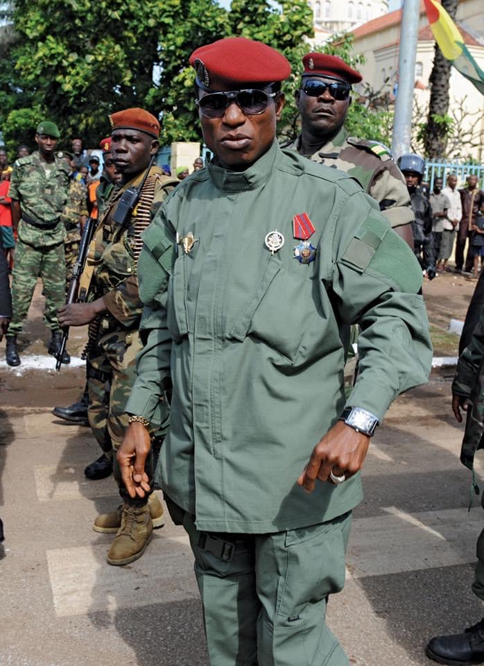 Capitaine Moussa Dadis Camara chef de la junte de Guinée