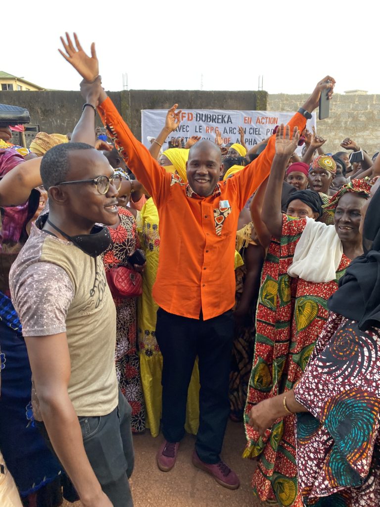 Discours de Macka Baldé, lors du Meeting géant de la fédération des NFD à Dubréka, pour soutenir la réélection du président Alpha Condé