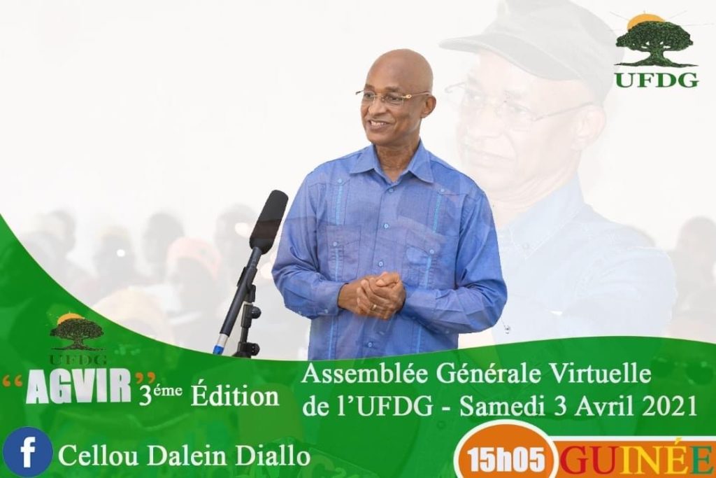 Cellou Dalein à l’AG virtuelle de l’UFDG : « c’est le désordre et les conflits partout »