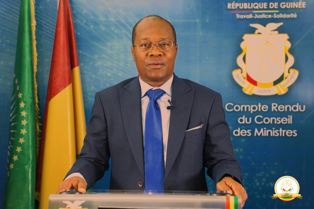 Guinée : compte rendu de la session ordinaire du conseil des ministres de la transition du jeudi 25 novembre 2021 Ousmane Gaoual Diallo, porte parole du gouvernement de transition