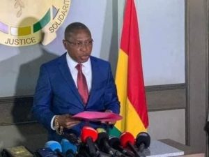 Le capitaine Moussa Dadis Camara de retour en Guinée 