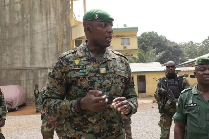 Colonel Balla Samoura du haut commandement de la gendarmerie nationale