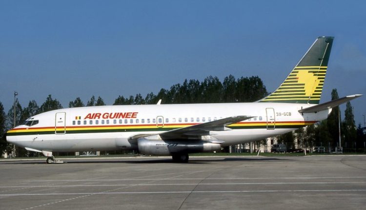 Air Guinée avion l’avion