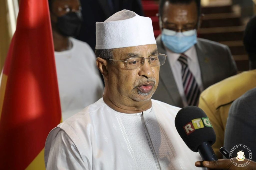 Le représentant spécial du secrétaire général des Nations Unies pour l’Afrique de l’Ouest et du Sahel, Saleh Annadif au colonel Mamadi Doumbouya : « une transition n’est pas faite pour résoudre tous problèmes d’un pays »