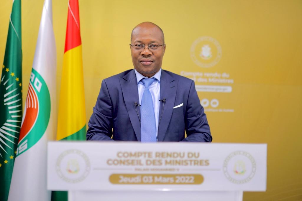 Ousmane Gaoual Diallo, ministre de l’urbanisme et de l’habitat porte parole du gouvernement de transition