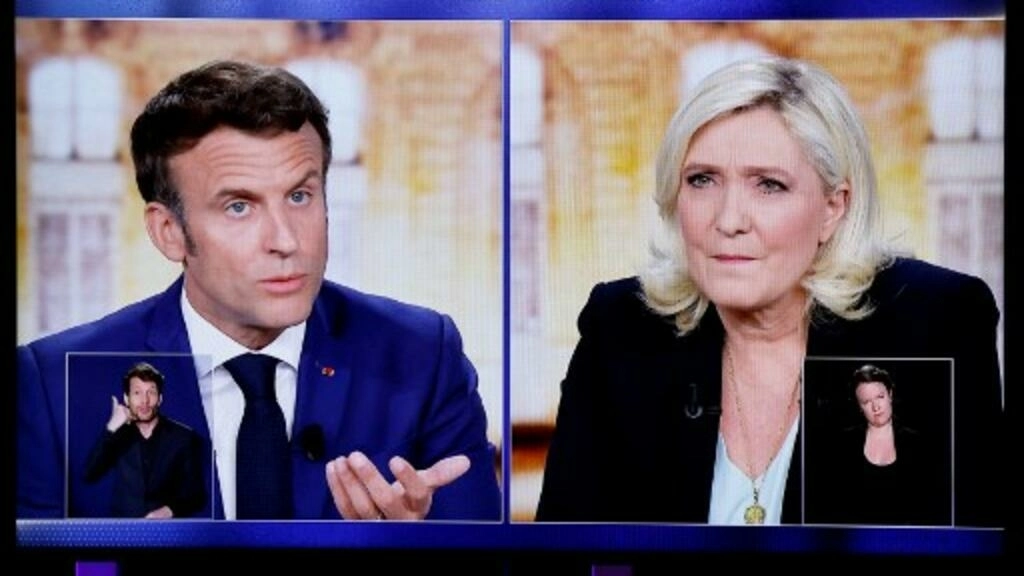 Emmanuel Macron et Marine Le Pen débat entre deux tour