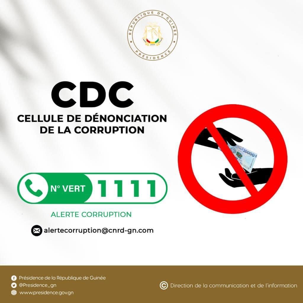 Alerte corruption : le CNRD met en place un numéro vert et une adresse e-mail pour remonter toute forme de corruption
